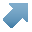 arrow, right, up icon
