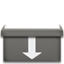 stacks,download,descending,fall,decrease,down,descend icon
