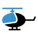 aircraft, halicopter, transport, transportation svg vector icon