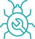 analysis, bug, business, money, office, seo, work svg vector icon