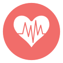 care, health, heartbeat, hospital svg vector icon