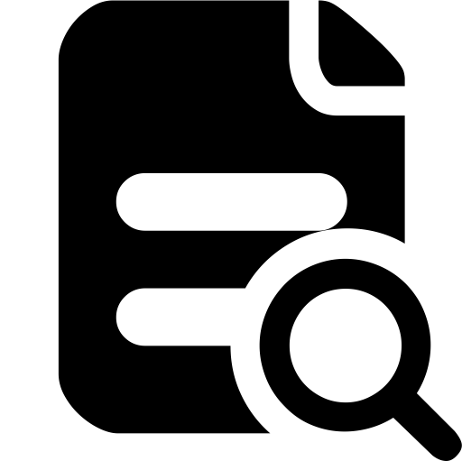 Search For File svg vector icon