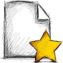 file,starred icon