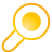 basic, search, yellow icon