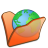 folder,orange,internet icon