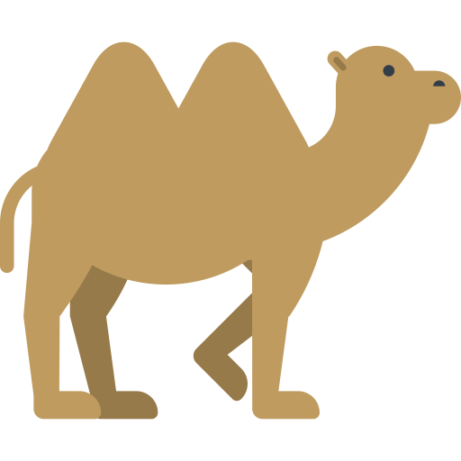Camel svg vector icon