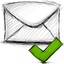 accept, email icon