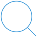 bar, blue, , navbar, outline, search, ui svg vector icon