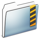 security,folder,graphite,smooth icon