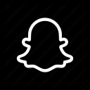 chat, feed, logo, media, news, snapchat, social svg vector icon