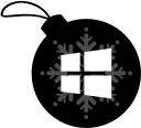 ball, christmas, window svg vector icon