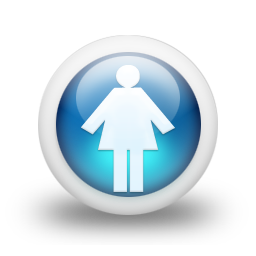 glossy,blue,orb icon