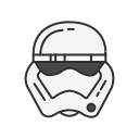 avatar, bounty hunter, droid, space suit svg vector icon