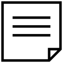 brief, memo, note, reminder, short svg vector icon