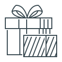 christmas, gifts, new year, surprise, xmas svg vector icon