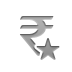 currency,sign,rupee,star icon
