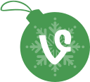 ball, christmas, vine svg vector icon