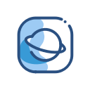 explorer, media, network, social svg vector icon