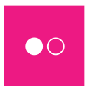flickr, square svg vector icon