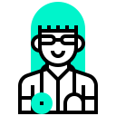 avatar, human, occupation, profession, surgeon, woman svg vector icon