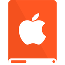 apple, do, drive, white icon