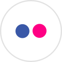 flickr svg vector icon