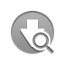 arrow,down,zoom icon