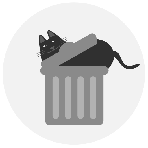 Rubbish svg vector icon