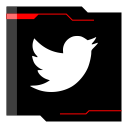internet, twitter, web svg vector icon