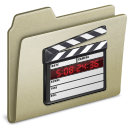lightbrown,movie,film,video icon