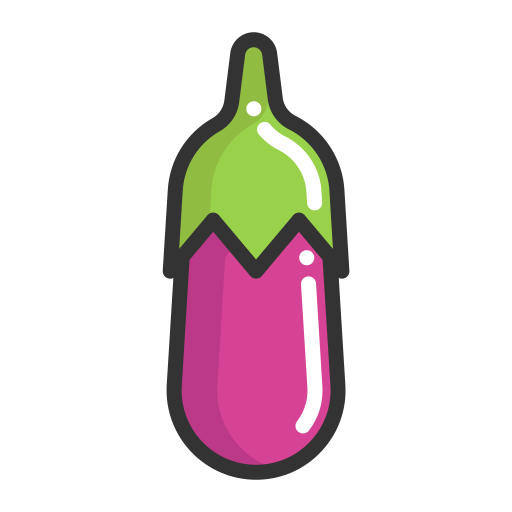 Aubergine svg vector icon