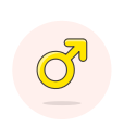 male, sign svg vector icon