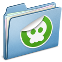blue,sticker icon