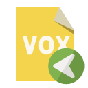 file,format,vox,left icon
