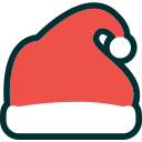 cap, christmas, decoration, hat, holiday, santa, winter, xmas svg vector icon