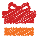 box, christmas, , gift, present, scribble, surprise svg vector icon