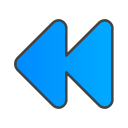 backward svg vector icon