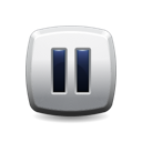 button, pause icon