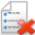 list,delete,del,remove,listing icon