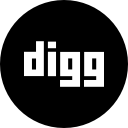 circle, digg, round svg vector icon