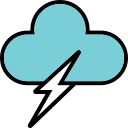 cloud, download, flash, rain, speed, upload svg vector icon