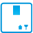 basic, blue, box icon