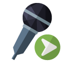 microphone,right icon
