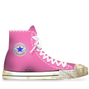converse,rose,dirty icon