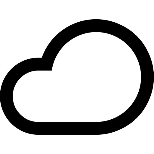 Cloud svg vector icon