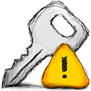error, key icon
