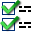 boxes, check icon