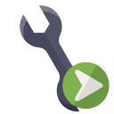 technical,wrench,right icon
