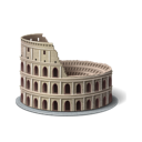 colosseum,rome,tourism icon