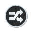 button, shuffle, sticker icon